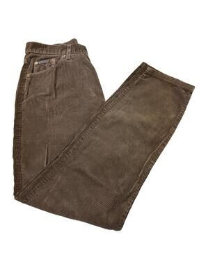 Vintage Lee Corduroy Pants Size 16M (32x30.5 in.) Brown